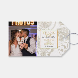 Gold Reno Wedding Foto Geschenkanhänger