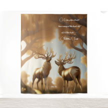 Gold Rentier Malabar Kastanie Money Tapestes