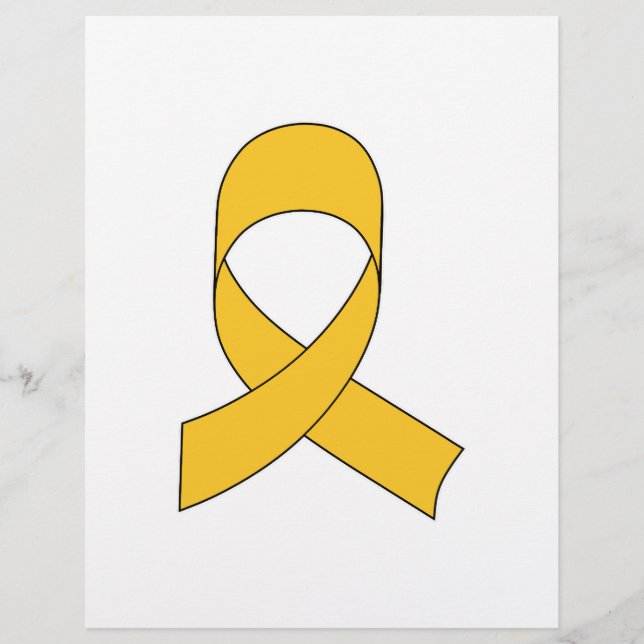 Gold Ribbon Zeichnend (Vorderseite)