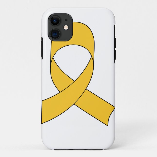 Gold Ribbon Zeichnend Case-Mate iPhone Hülle (Rückseite)