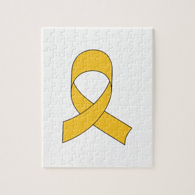 Gold Ribbon Zeichnend Puzzle (Vertikal)
