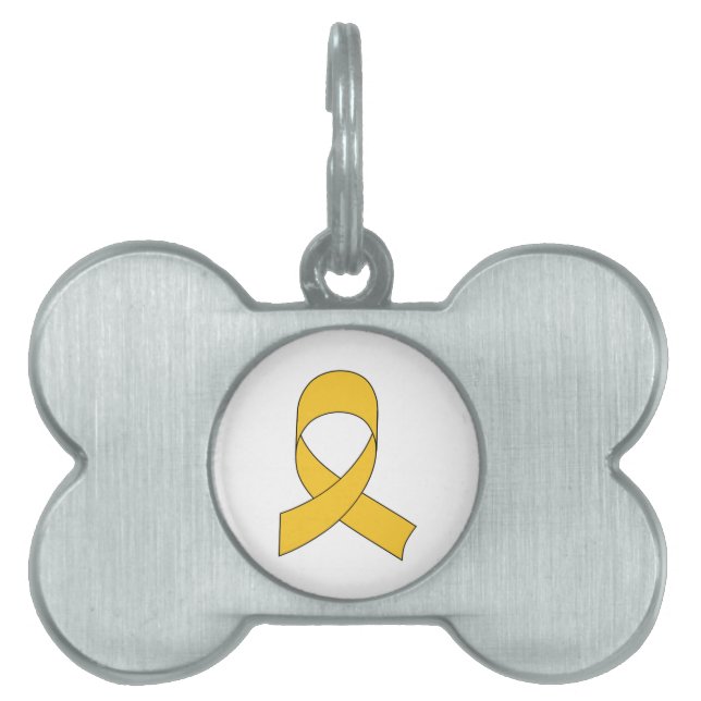 Gold Ribbon Zeichnend Tiermarke (Vorderseite)