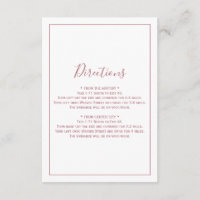 Gold-Richtungskarte der Minimalistischen Rose