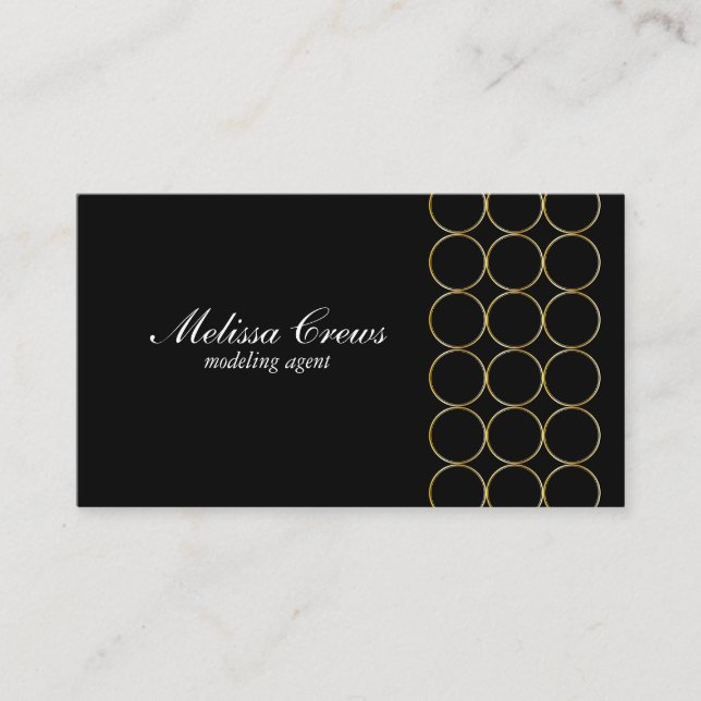 Gold Rings 2 Visitenkarte (Vorderseite)