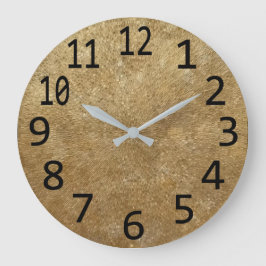 Gold Ripples Rundmuster Metallschau Uhren