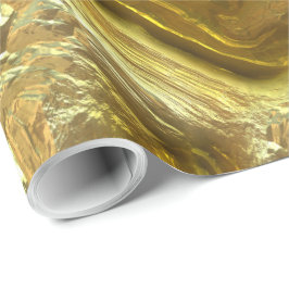 Gold River 1 Wrapping Paper Geschenkpapier