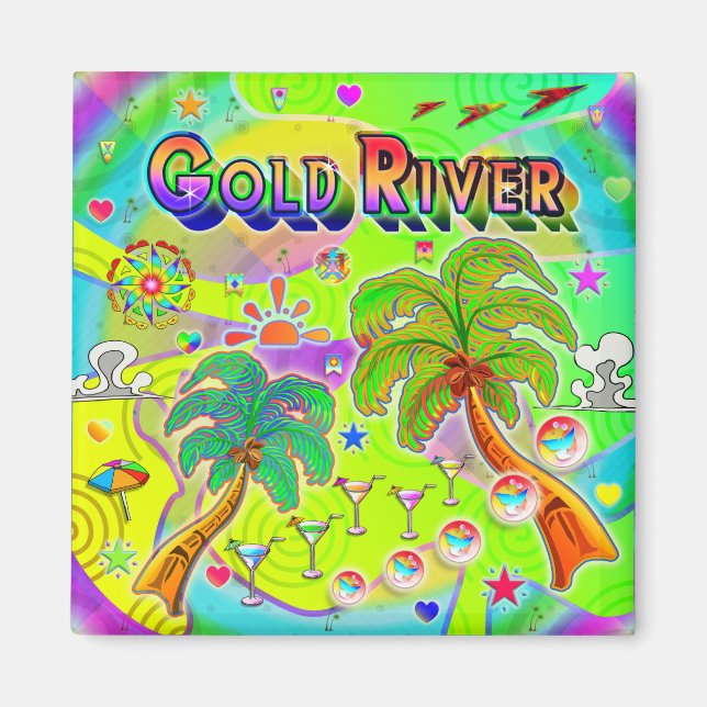 Gold River Mind Focus Magnet (Vorne)