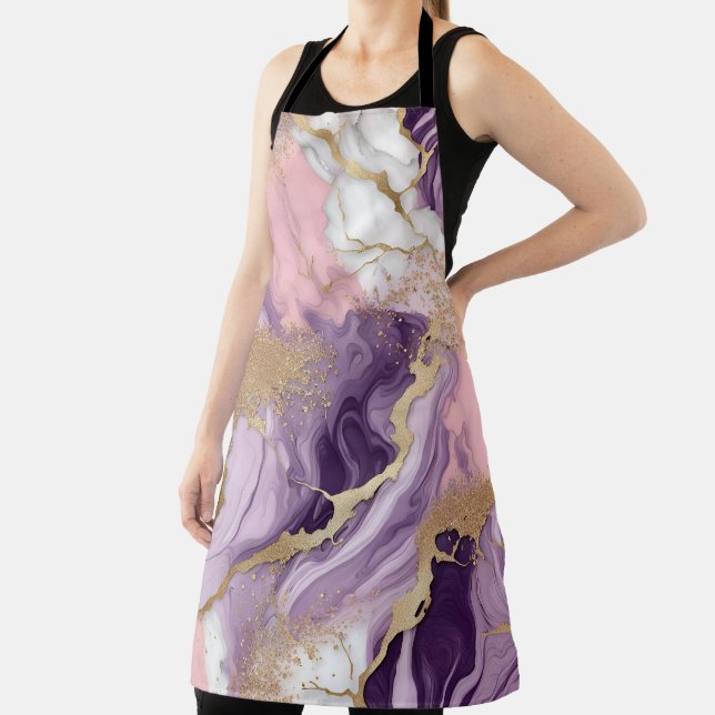 Gold, rosa Granit, weißer Marmor Schürze (InSitu)