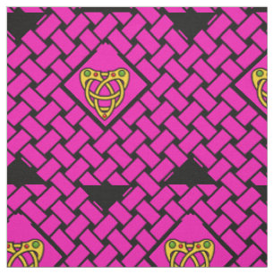 Gold/Rosa-/Schwarzwebart, Diamant, keltisches Stoff