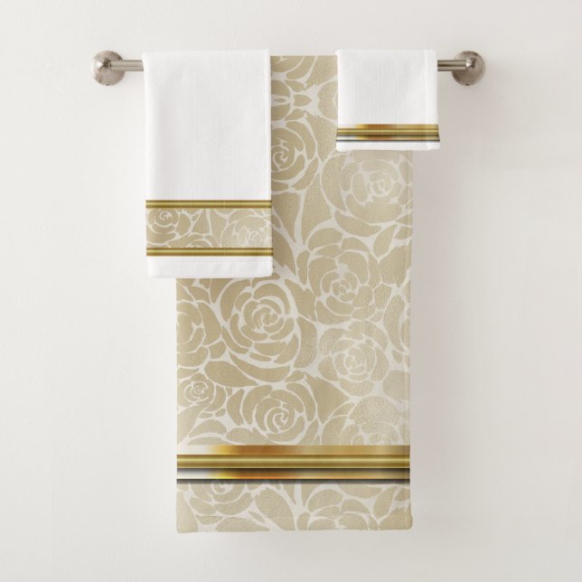 Gold-Rose Badhandtuch Set (Insitu)