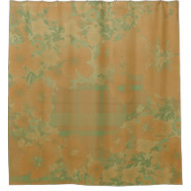 Gold & Rose Blumen & Kariert