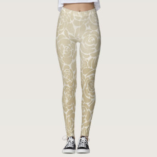Gold Rose Elegante Leggings