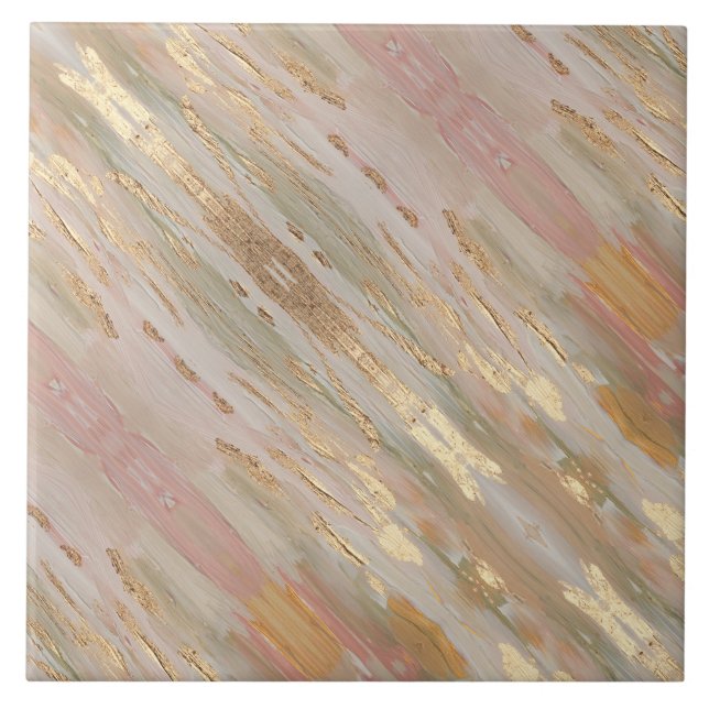 Gold, Rose Fliese (Vorderseite)