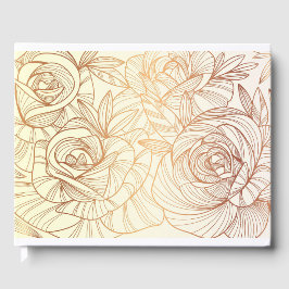 Gold-Rose Gästebuch