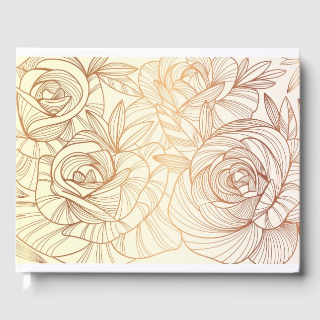 Gold-Rose Gästebuch (Vorderseite)