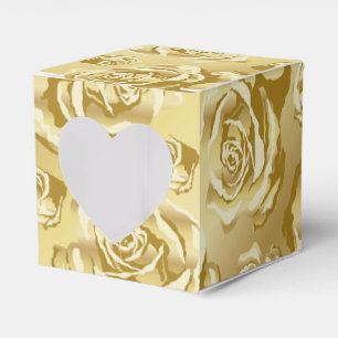 Gold-Rose-Geschenkboxen Geschenkschachtel