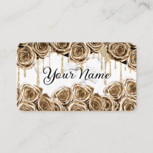 Gold-Rose-Marmor Visitenkarte