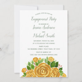 Gold-Rose-Partnerin Einladung