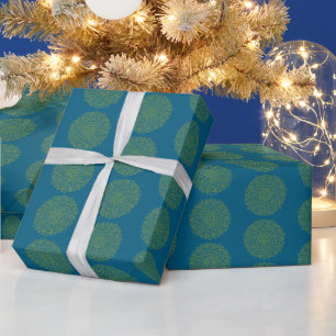 Gold-Rosetten-Eid-Geschenkpapier Islamisches Man Geschenkpapier