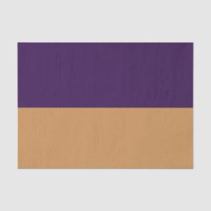 Gold & Royal Purple Streifen Geburtstagsfeier Seidenpapier