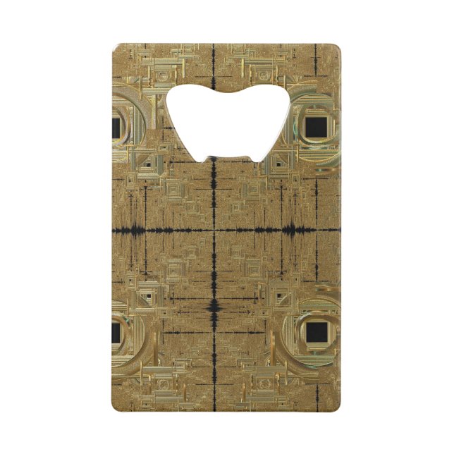 Gold Rush Bottle Opener Geldbeutel Flaschenöffner (Vorderseite)