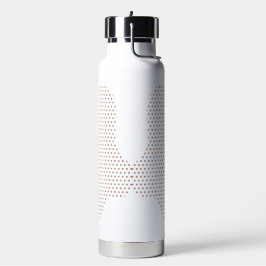 Gold Rustikale Wasserfarbenflasche Trinkflasche