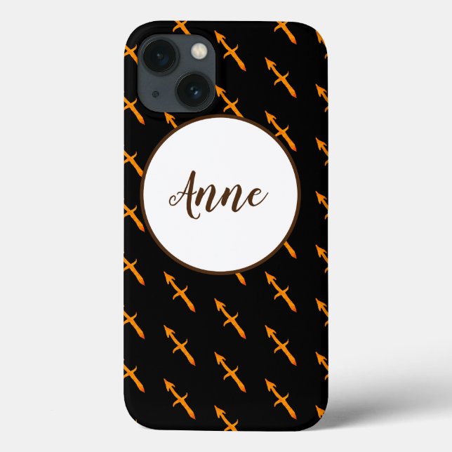 Gold Sagitarius Zodiac Sign Case-Mate iPhone Hülle (Rückseite)