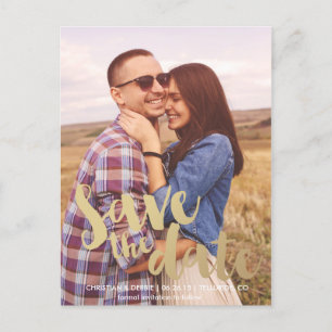 GOLD SAVE THE DATE // Ankündigung Datum freihalten