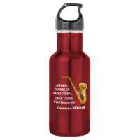 Gold Saxophone Player Personalisiert Band