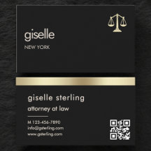 Gold Scales of Justice Attorney at Law Black