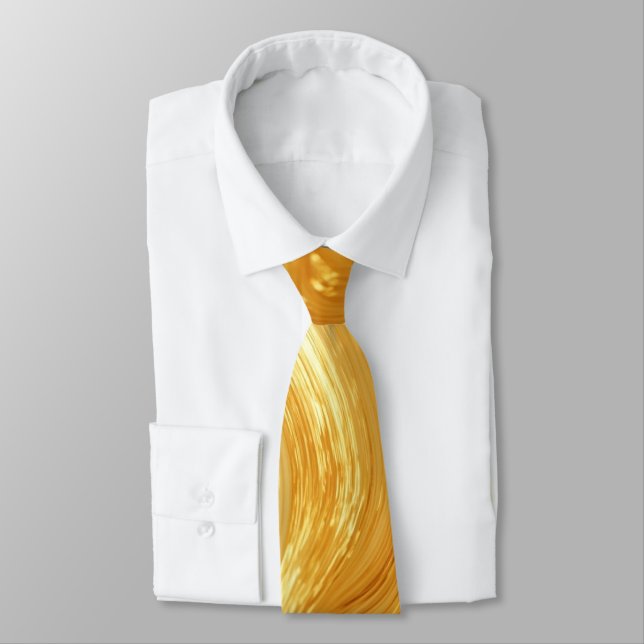 Gold schimmer krawatte (Gebunden)