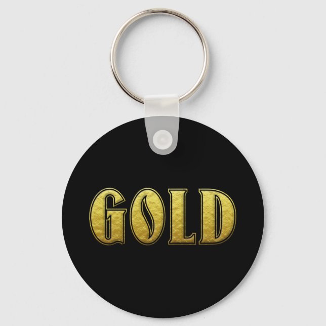 Gold Schlüsselanhänger (Vorderseite)
