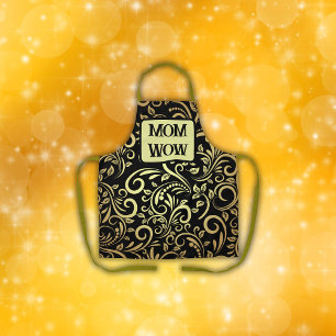 Gold & Schwarz - MAMA - WOW Schürze
