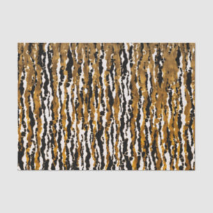 Gold & Schwarz Moderne Safari Regen Dschungel Glam Seidenpapier