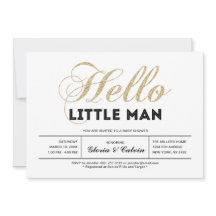 Gold, Schwarz | Moderne Typografie Kinderdusche