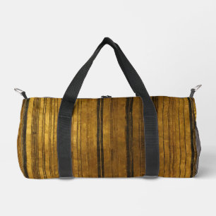 Gold Schwarz Vintage Art Deco Moderne Kollektion Duffle Bag