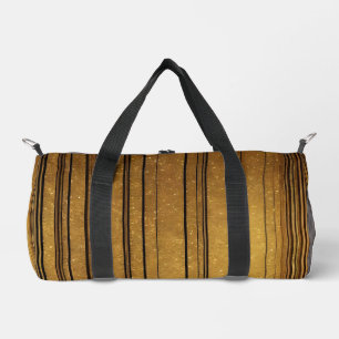 Gold Schwarz Vintage Art Deco Trendige Kollektion Duffle Bag
