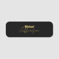 Gold schwarze Farbe elegant moderne minimalistisch