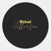 Gold schwarze Farbe elegant moderne minimalistisch