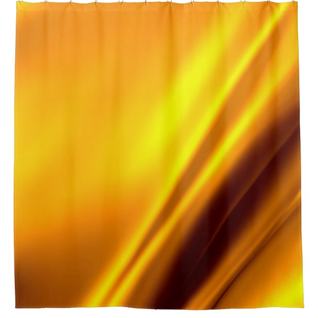 Gold schwellender abstrakter Hintergrund Duschvorhang (Vorderseite)