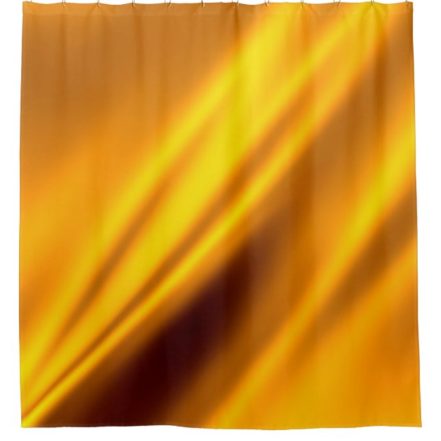 Gold schwellender abstrakter Hintergrund Duschvorhang (Vorderseite)