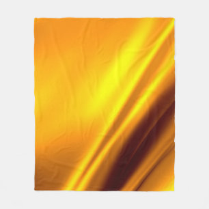 Gold schwellender abstrakter Hintergrund Fleecedecke