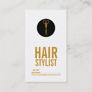 Gold Scissors Fleck-Verabredungs-Karte Terminkarte