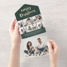 Gold Script Frohe Weihnachten Foto Urlaub