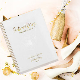 Gold Script Future Frau Wedding Planner Planer