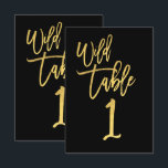 Gold Script Wild Birthday Party Tischnummer 1<br><div class="desc">Suchen Sie in meinem Geschäft nach passenden Artikeln. Kontaktieren Sie mich für eine benutzerdefinierte Bestellung.</div>
