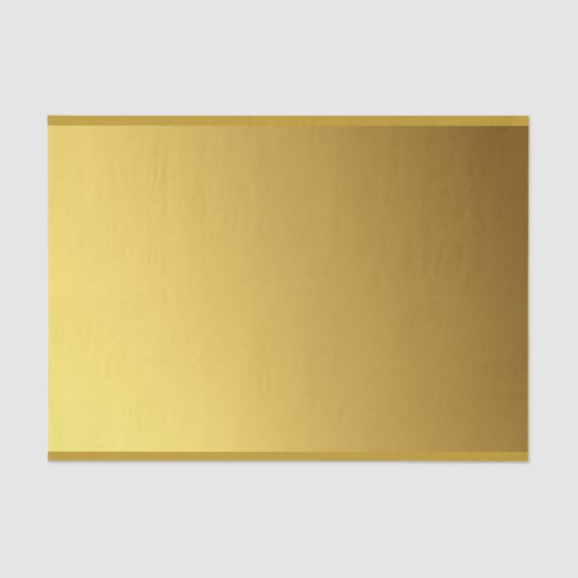 Gold Seidenpapier (Vorderseite)