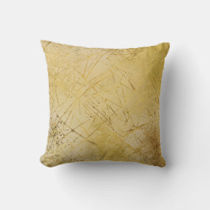 Gold-Senfgelb-Muster, Modern, Luxus Kissen