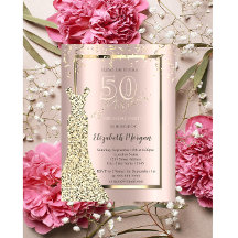 Gold Sequins Dress Rose Gold 50. Geburtstag