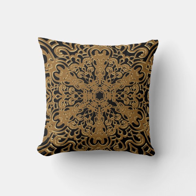 Gold Shadow reversible Kissen (Vorderseite)